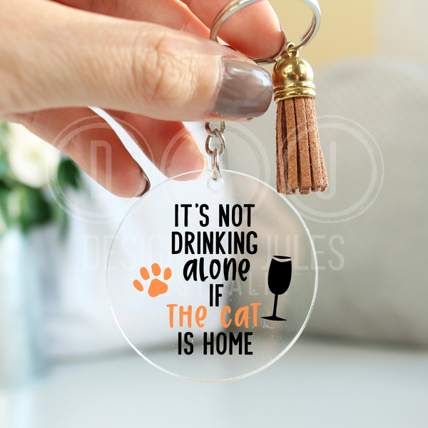 Cat Parent Keyring