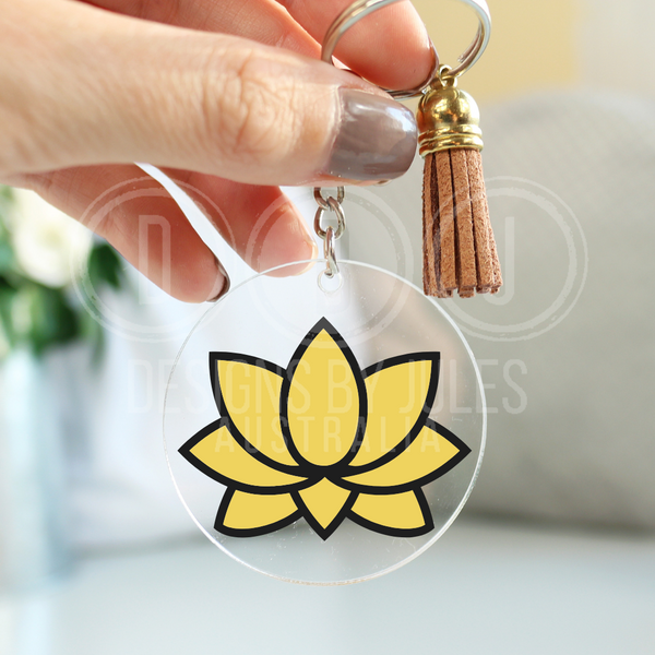 Yoga Keyrings