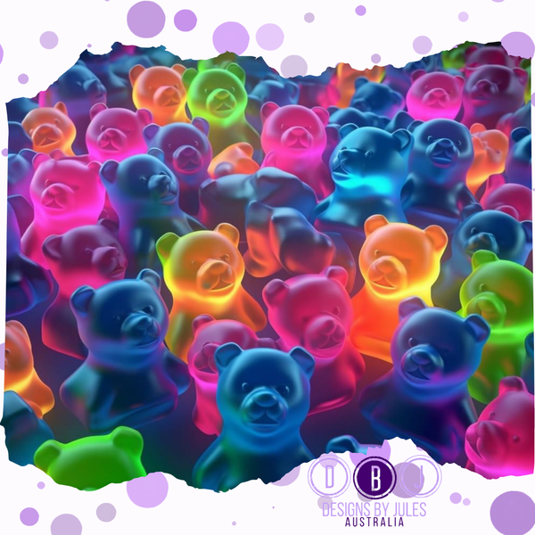 Glowing Gummy Bears