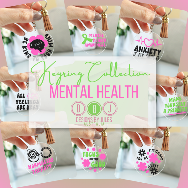 Mental Health Keyrings