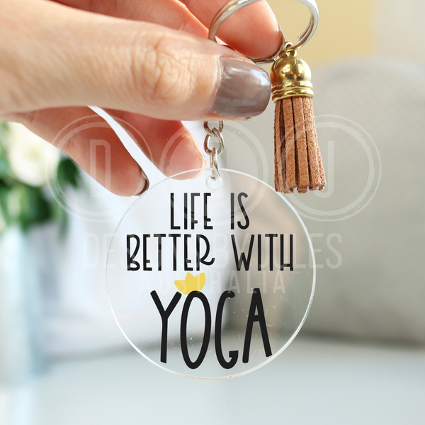 Yoga Keyrings