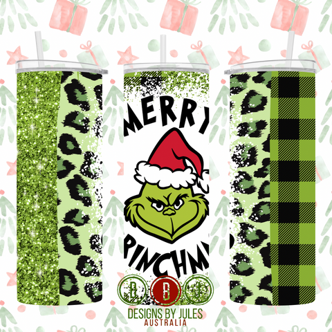 Green Patterned Merry Grinchmas