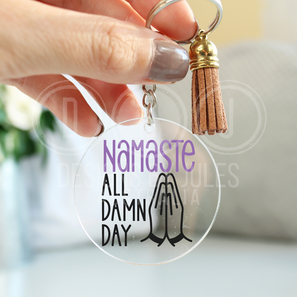 Yoga Keyrings