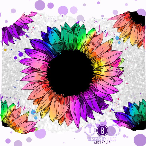 Rainbow Sunflowers