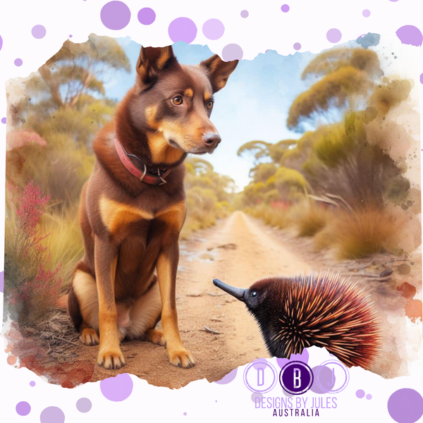 Red Dog with Echidna