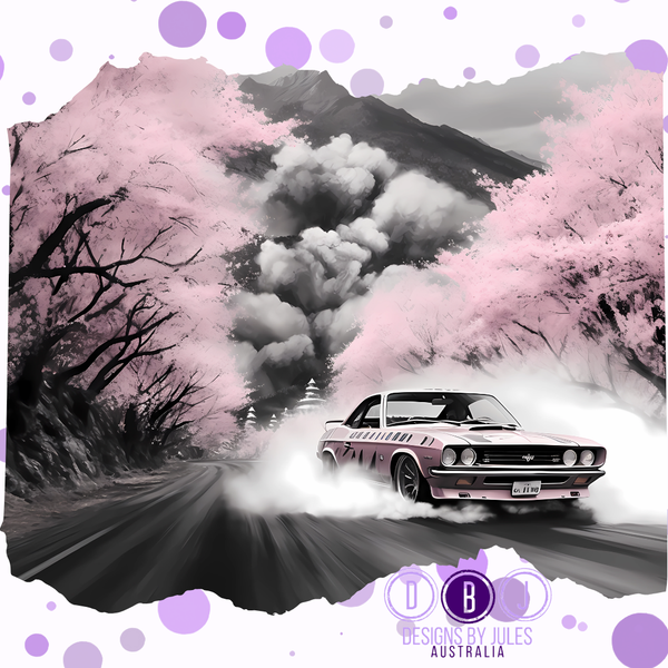 Cherry Blossom Drift Car