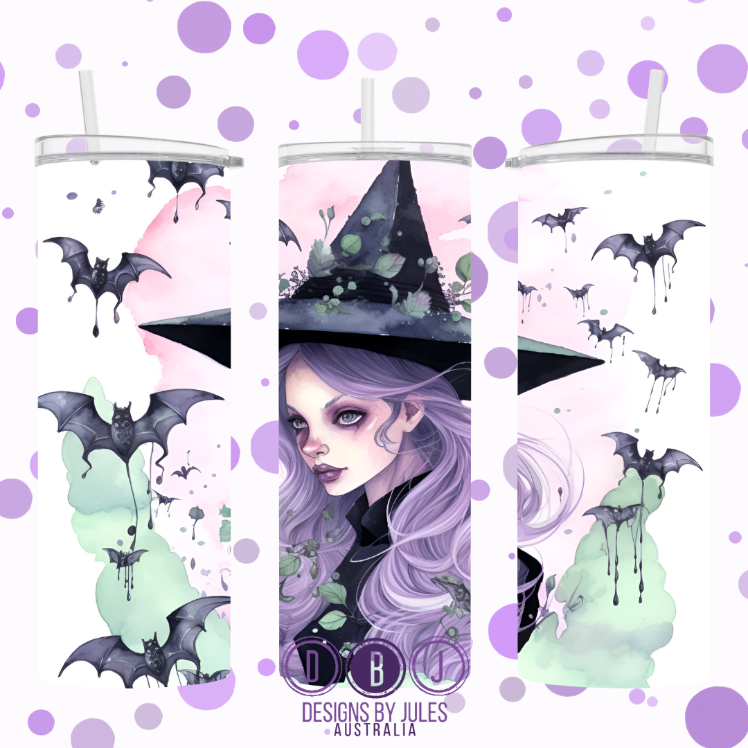 Witch with her Bats