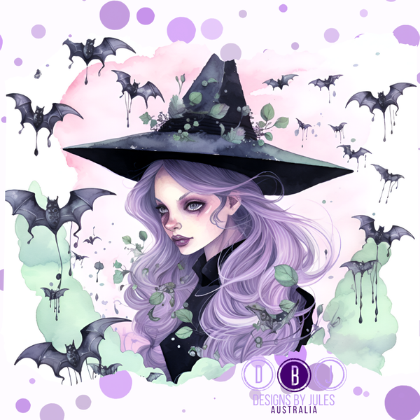 Witch with her Bats