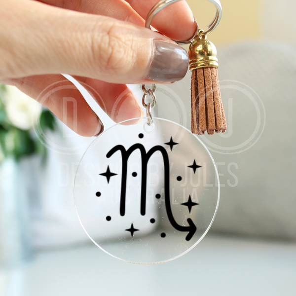 Starsign Keyrings