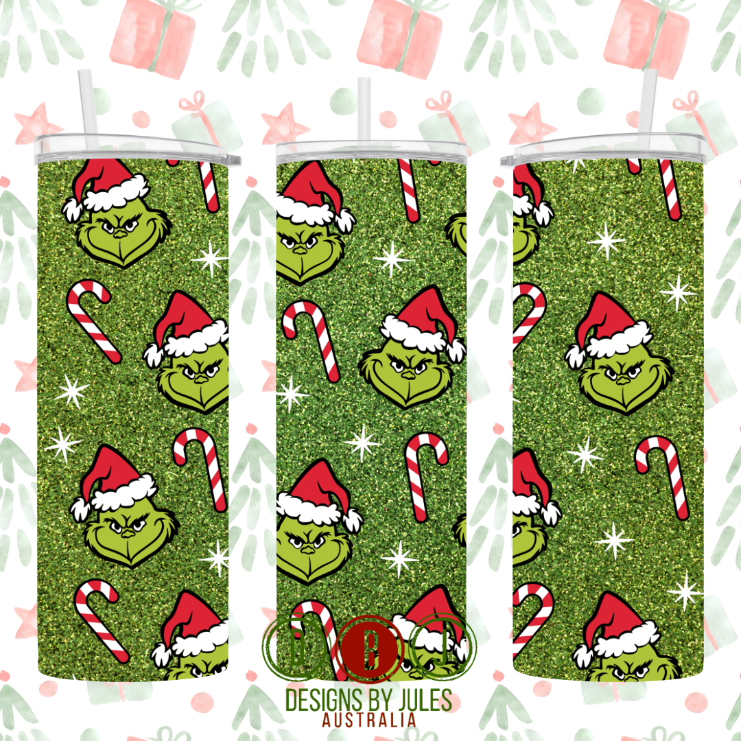 Grinch Glitter Pattern