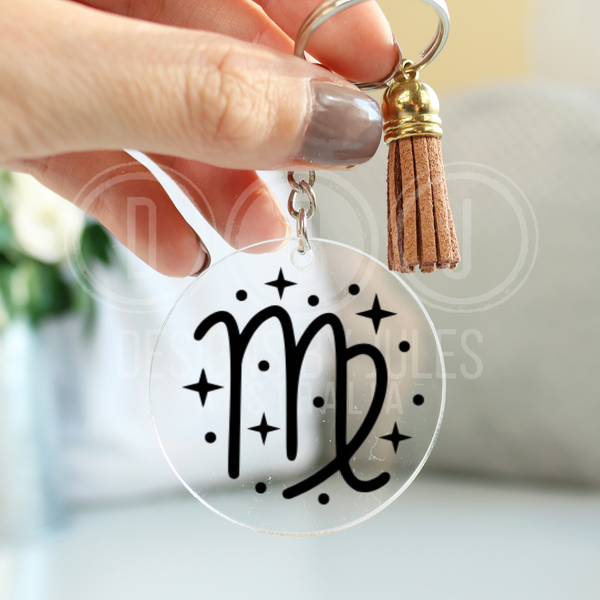 Starsign Keyrings