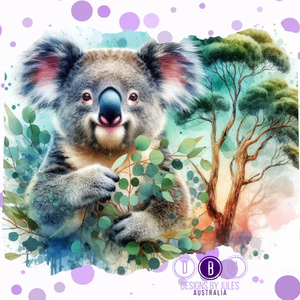 Koala in the Eucalyptus