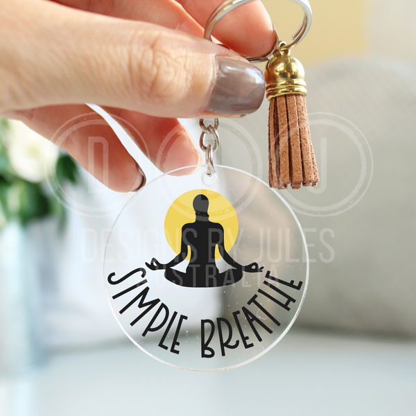 Yoga Keyrings