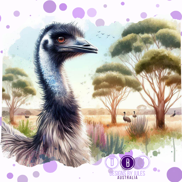 Emu in the Outback