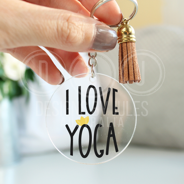 Yoga Keyrings