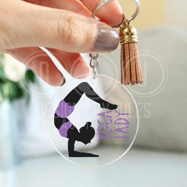 Yoga Keyrings